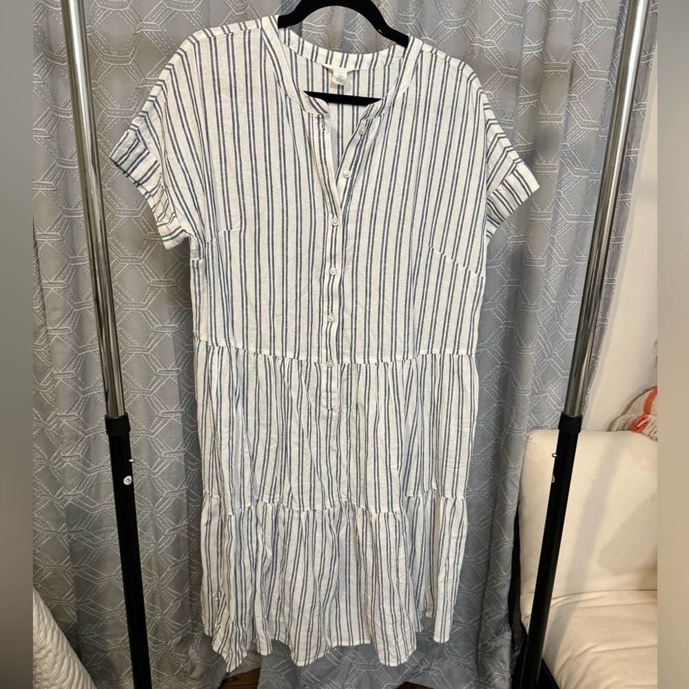 Caslon linen sundress size L